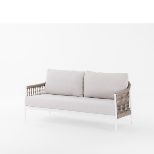 White 2 seater sofa hotsell