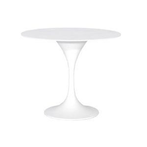 Tulip Round Dining Table White Grass it up